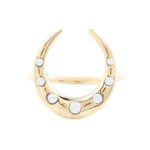 THE 2 BANDITS: Moonchild Ring in Opal